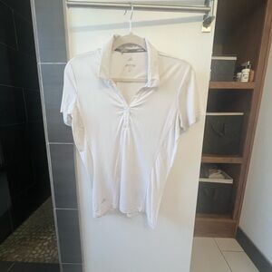 Adidas Golf White Short Sleeve Polo